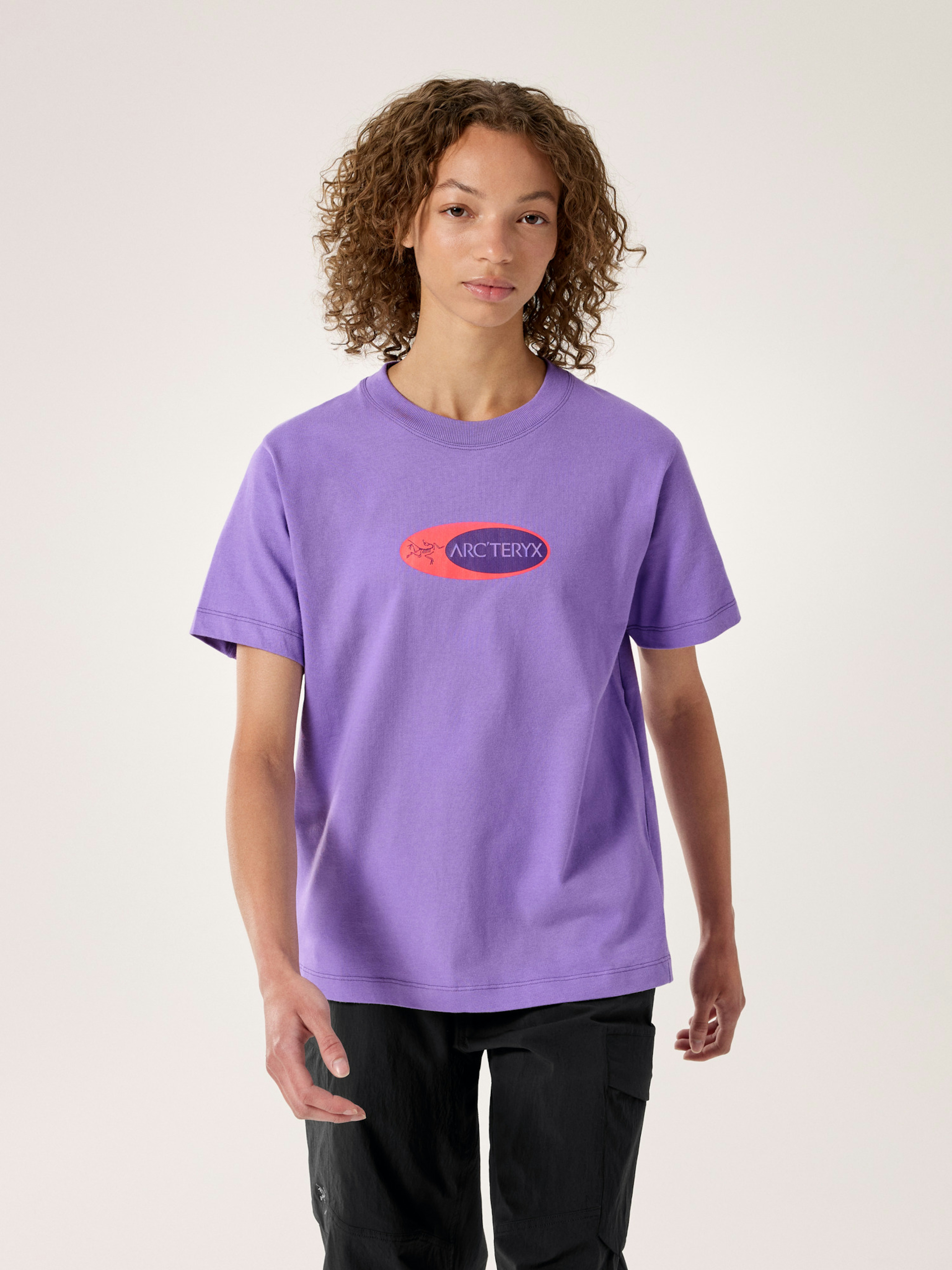 Kragg Cotton Sticker Crew Shirt SS Women's