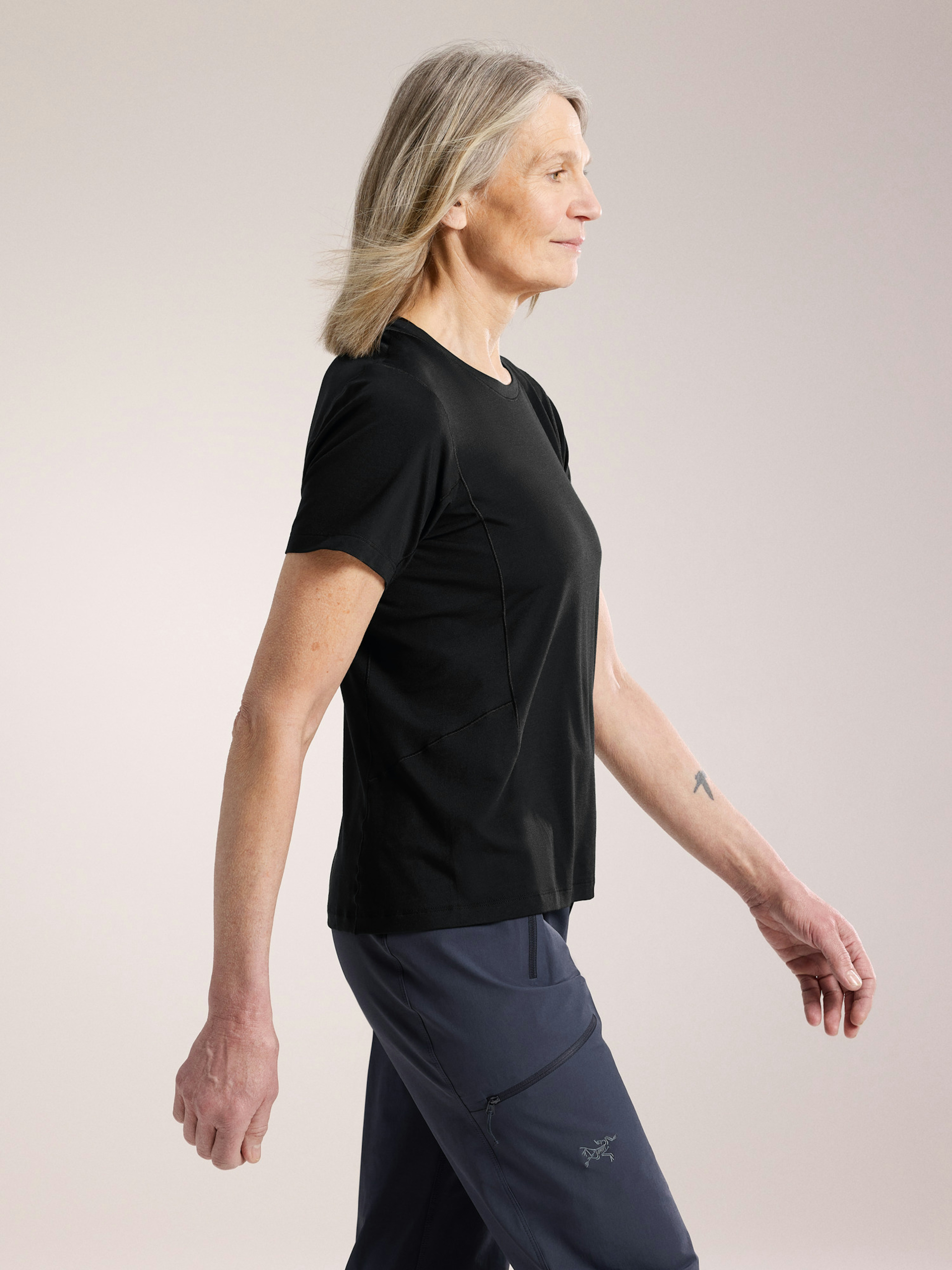 Lana Merino Wool Crew Shirt SS Women's