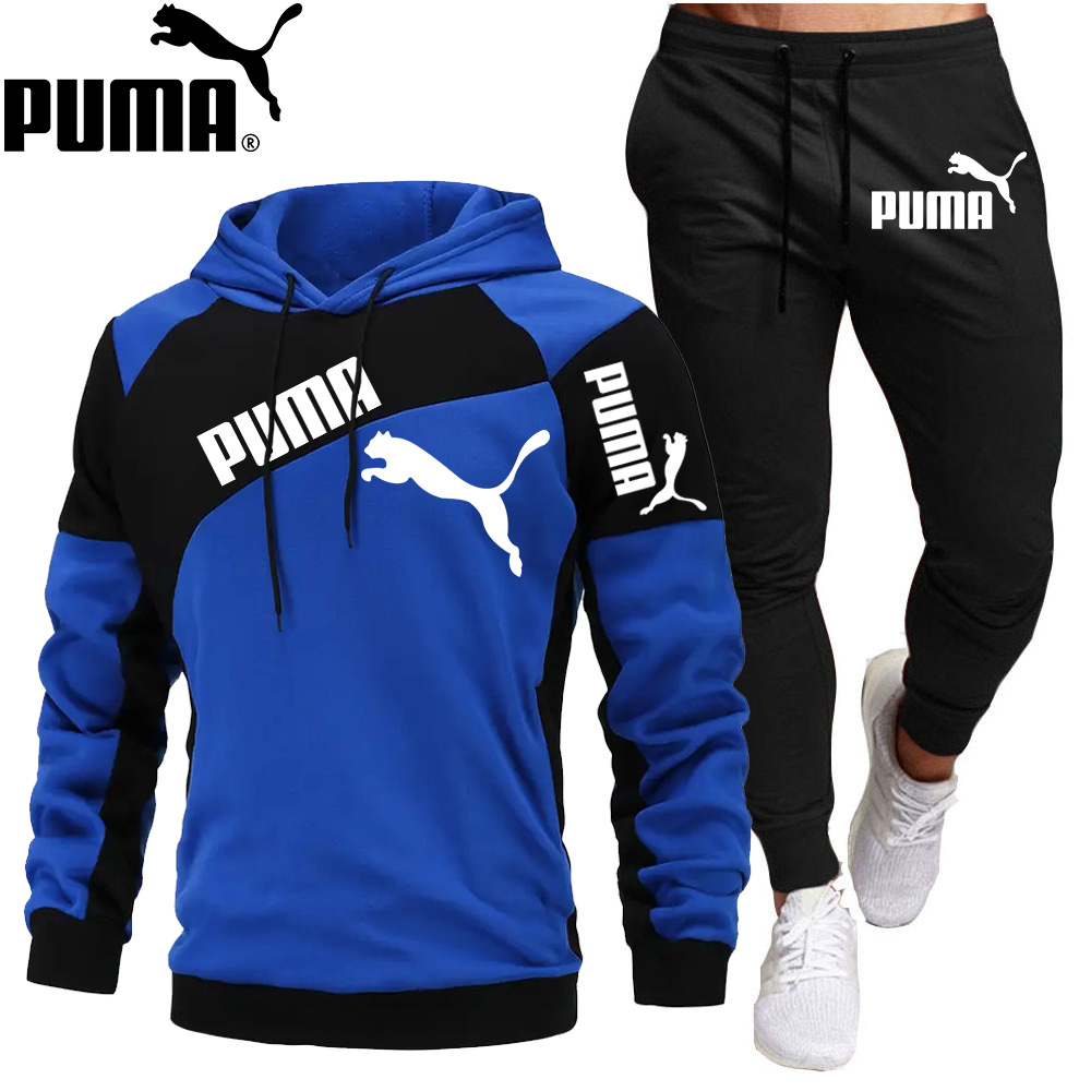 Lekka bawełniana bluza z kapturem i spodnie PUMA