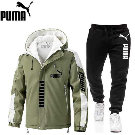 PUMA - Dwuczęściowa kurtka i spodnie męskie Oferta ograniczona czasowo: Kup jeden, a drugi dostaniesz gratis!!!