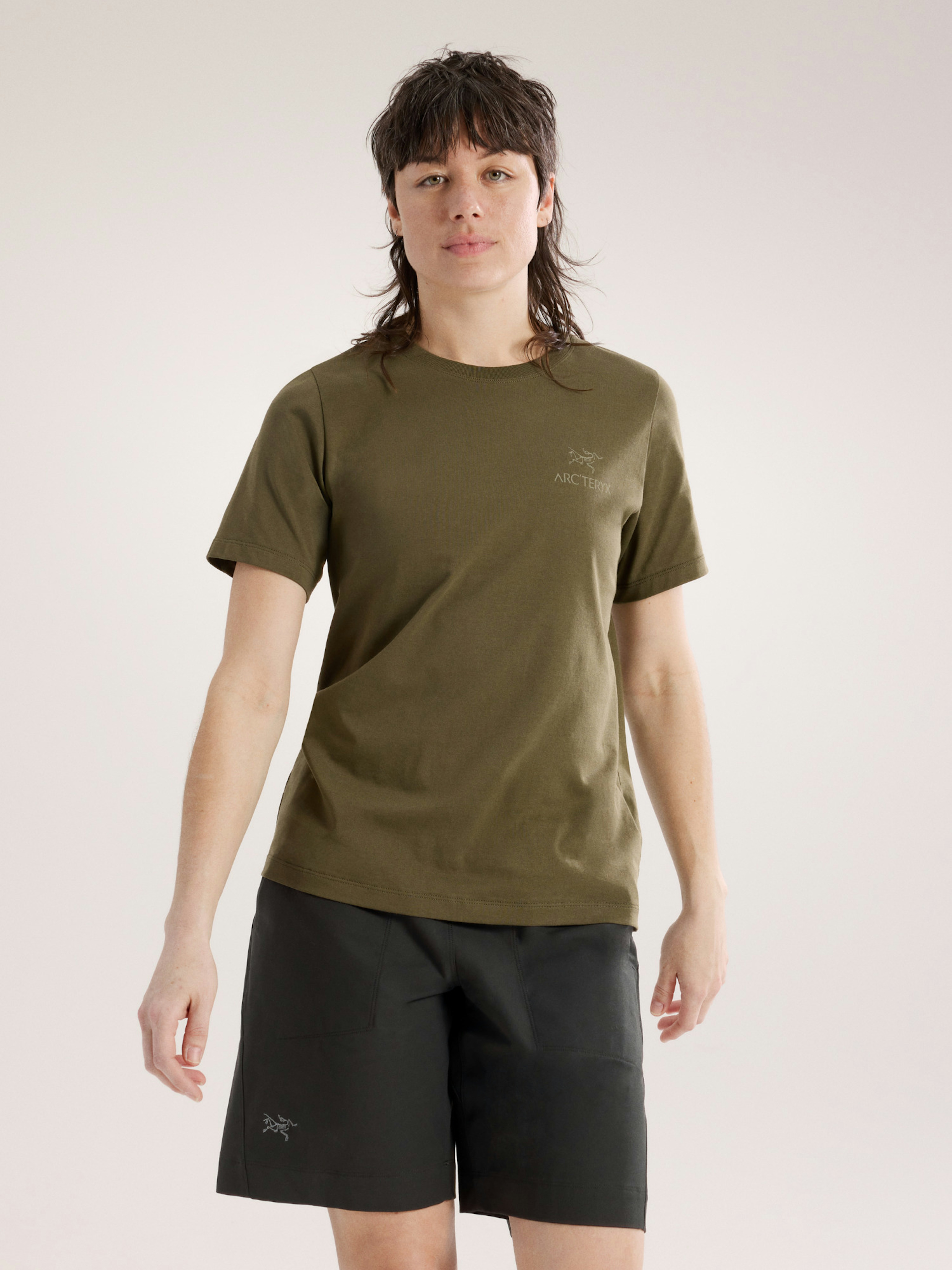 Kragg SL Cotton Emblem Crew Shirt SS Women's