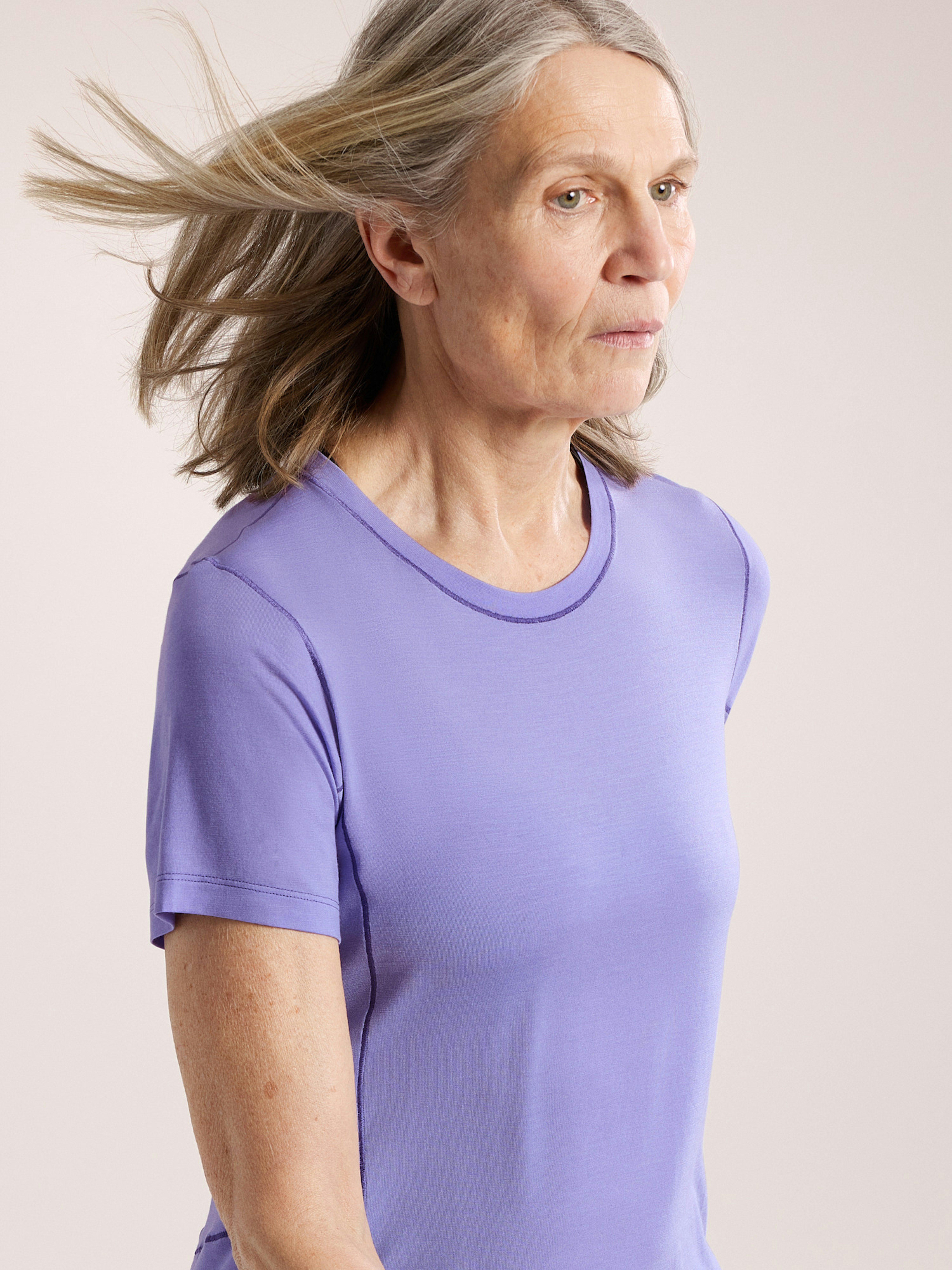 Lana Merino Wool Crew Shirt SS Women's