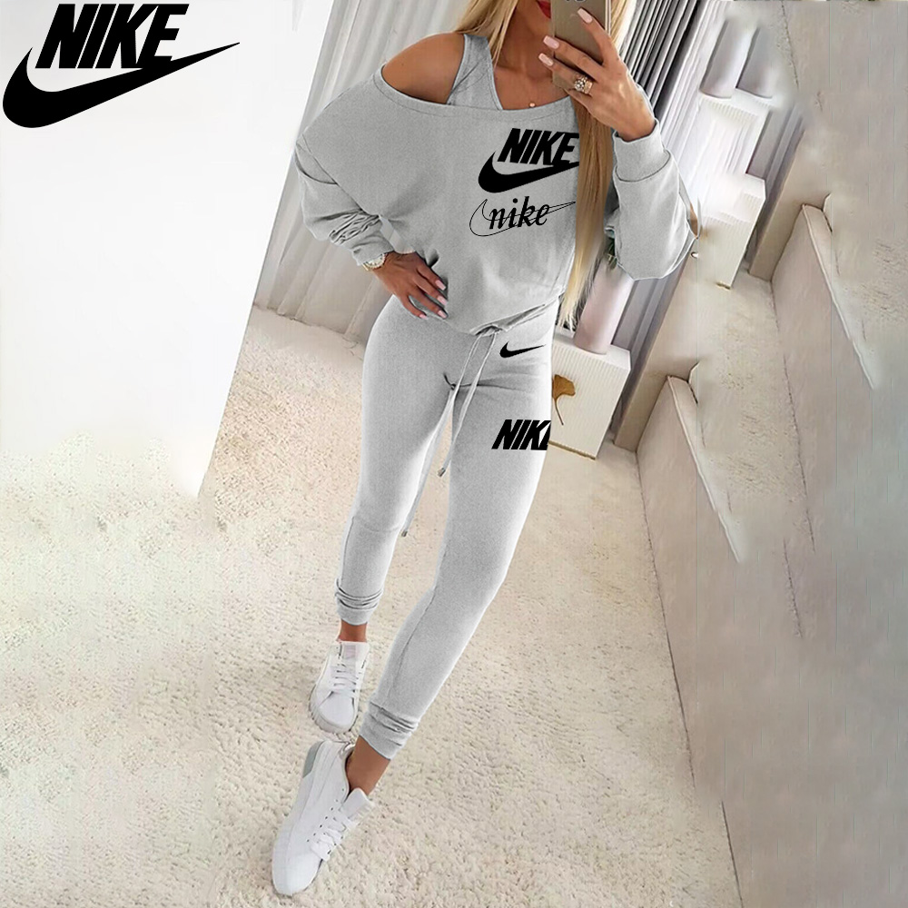 Nike 2025 Wiosna Cienki Bawełniany Modny Sportowy Kombinezon