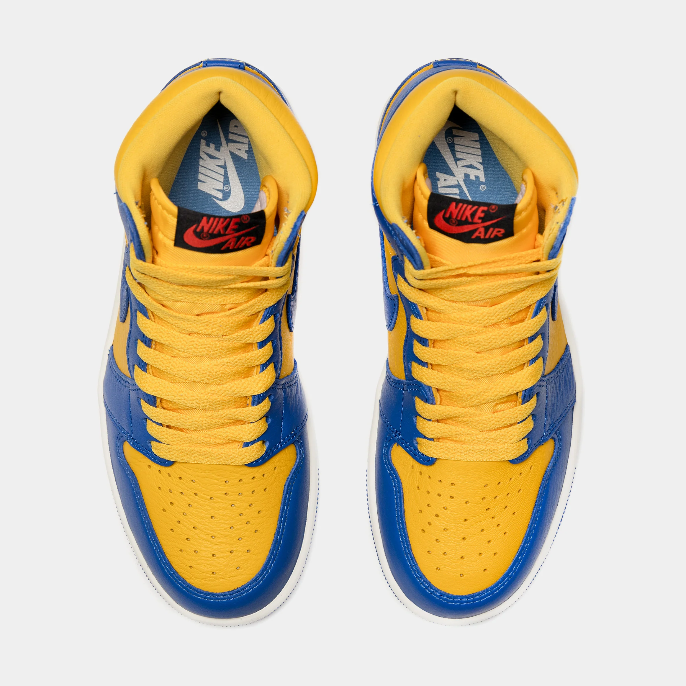 Retro High Shoes (Yellow/Blue)