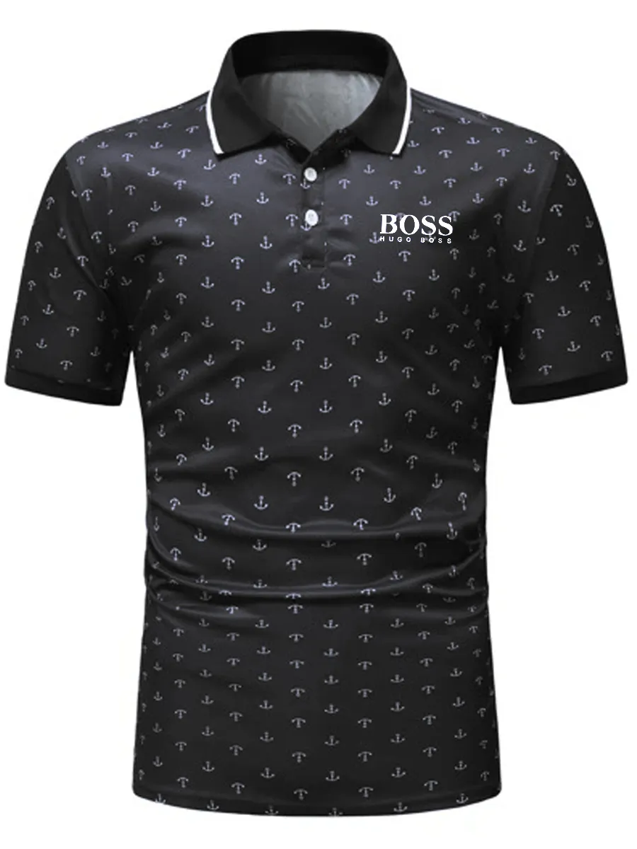 Men's Fashion Casual Short Sleeve POLO Shirt