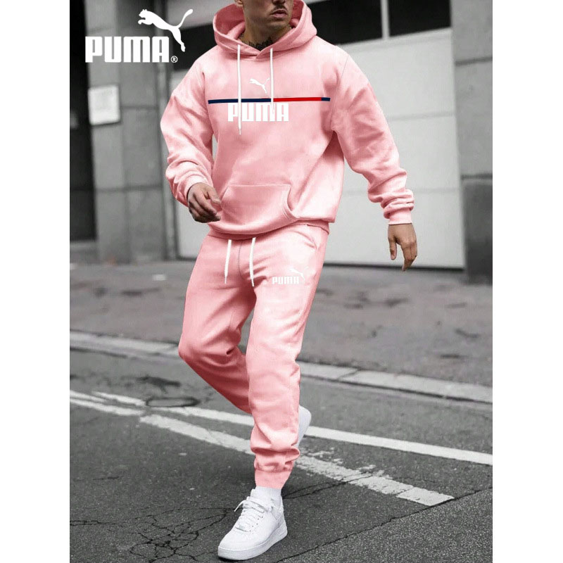 PUMA2025 nowa kurtka zimowa + spodnie bawełniane, wygodne i ciepłe