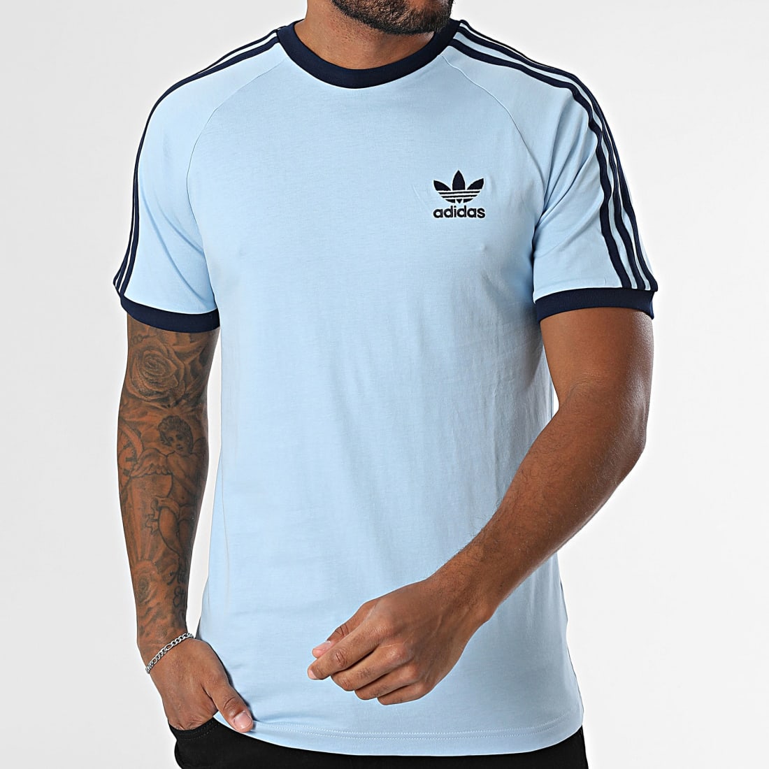 Adidas Originals Tee Shirt A Bandes 3 Stripes
