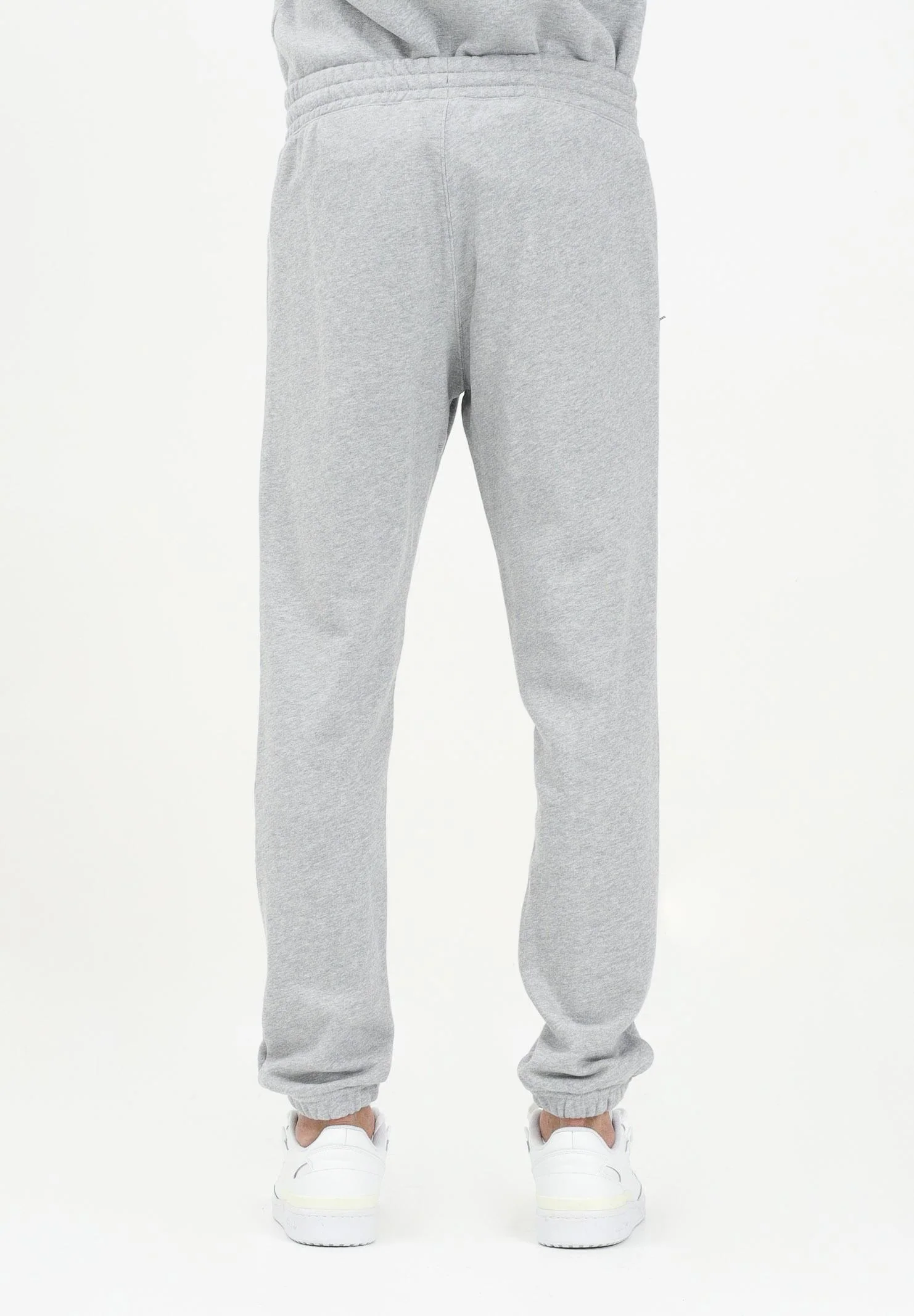 Men's Essentials French Terry Trefoil Track Pants Grey