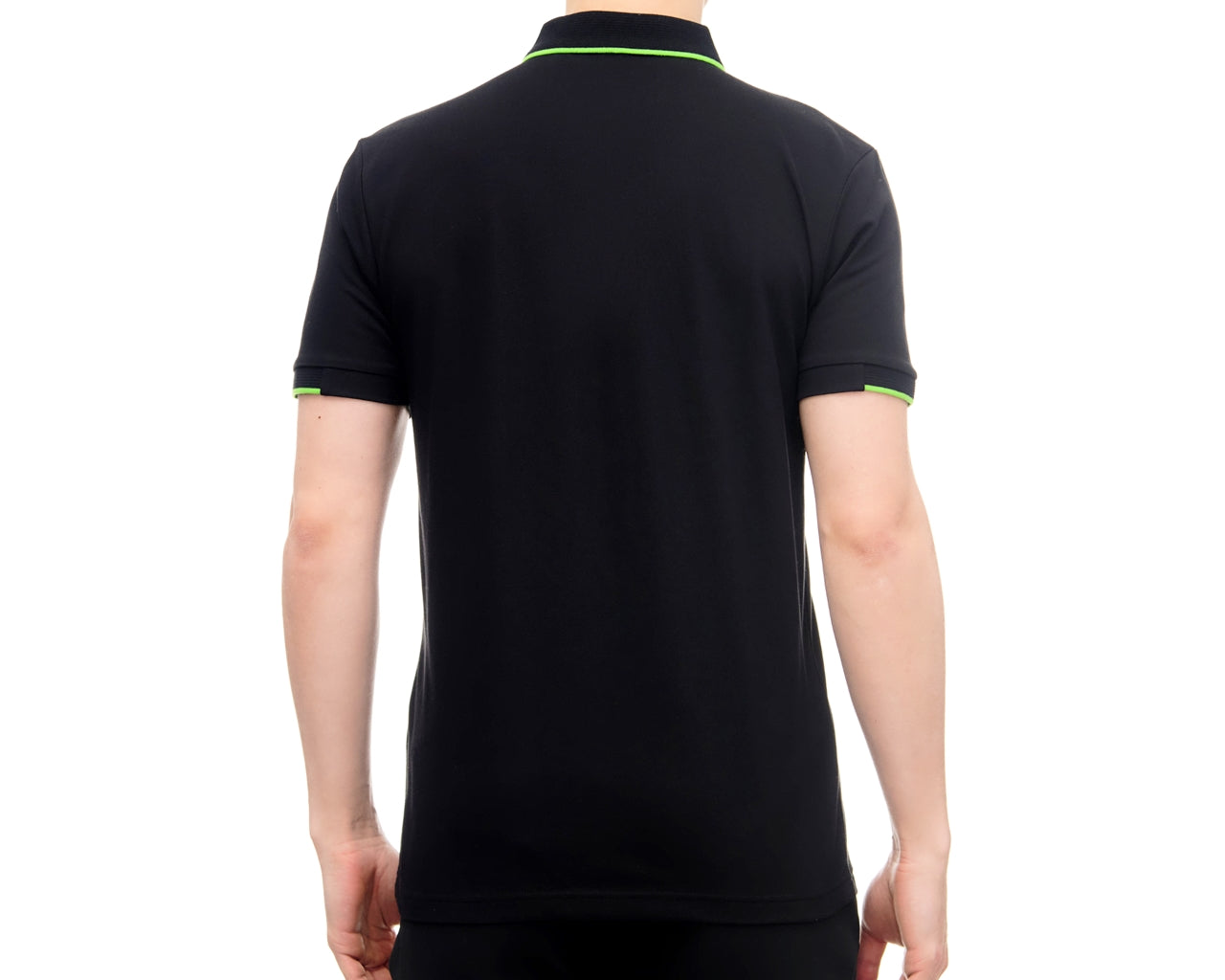 50476924 Paul Badge Slim Fit Polo Shirt Black