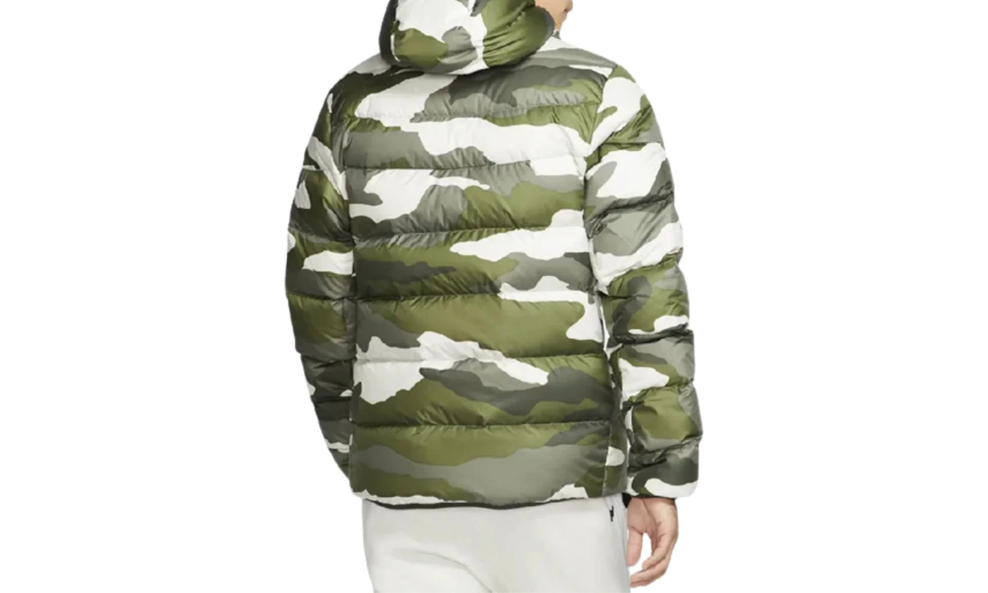 Sportswear Down Fill Windrunner Printed Hooded Puf