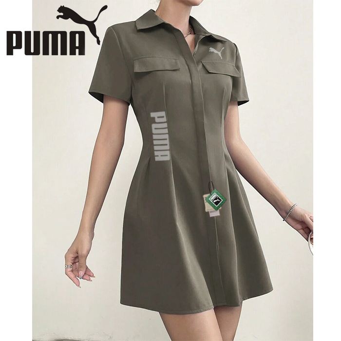 Nowa sukienka koszulowa z klapami PUMA2025