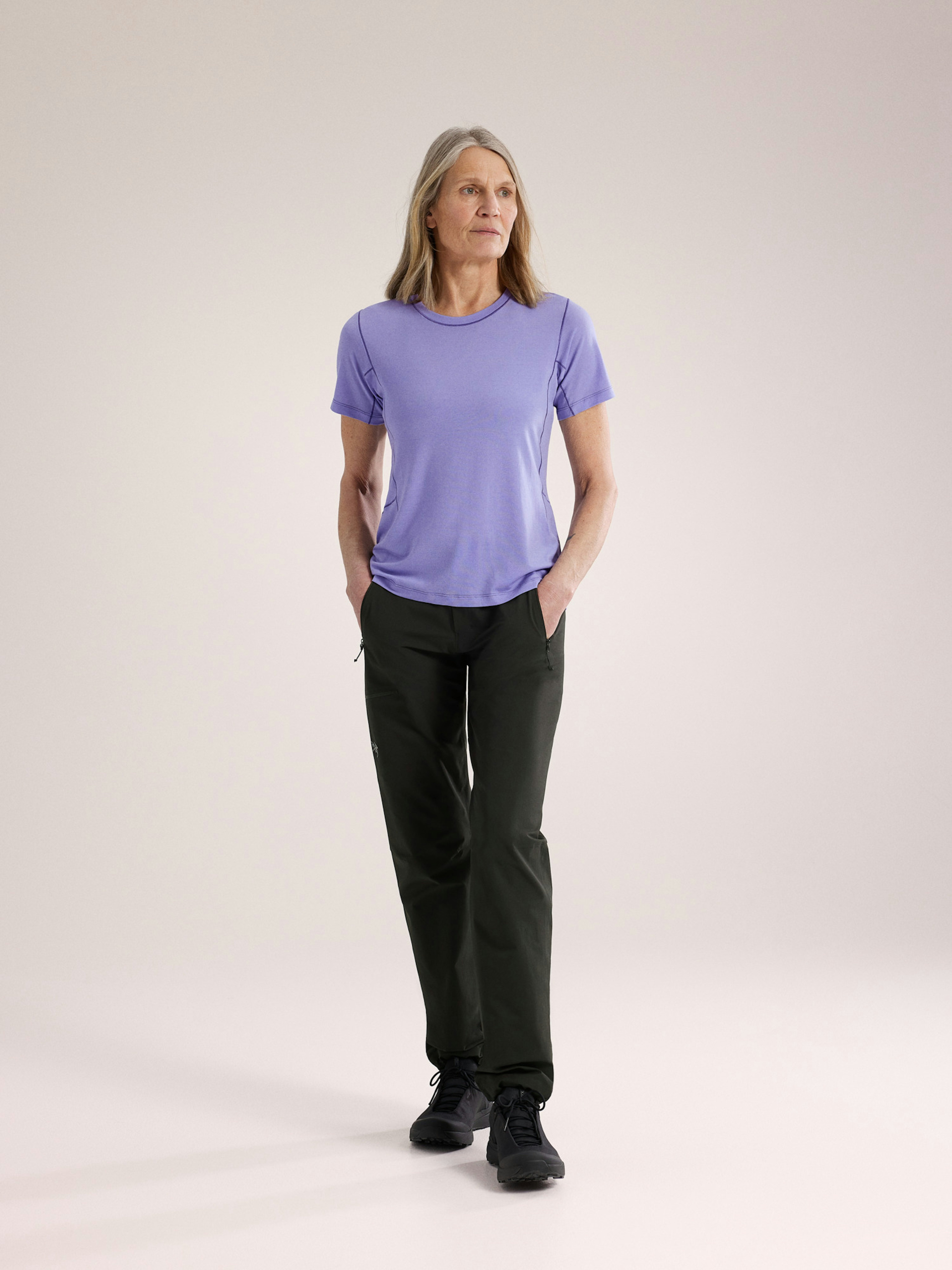 Lana Merino Wool Crew Shirt SS Women's