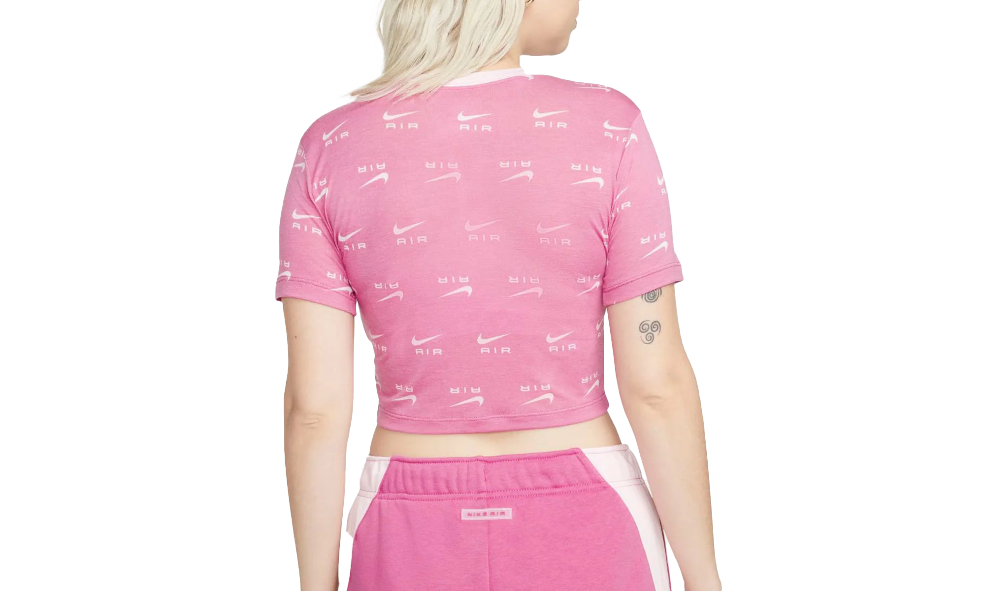 Air Slim-fit Printed Crop T-shirt Womens Style 