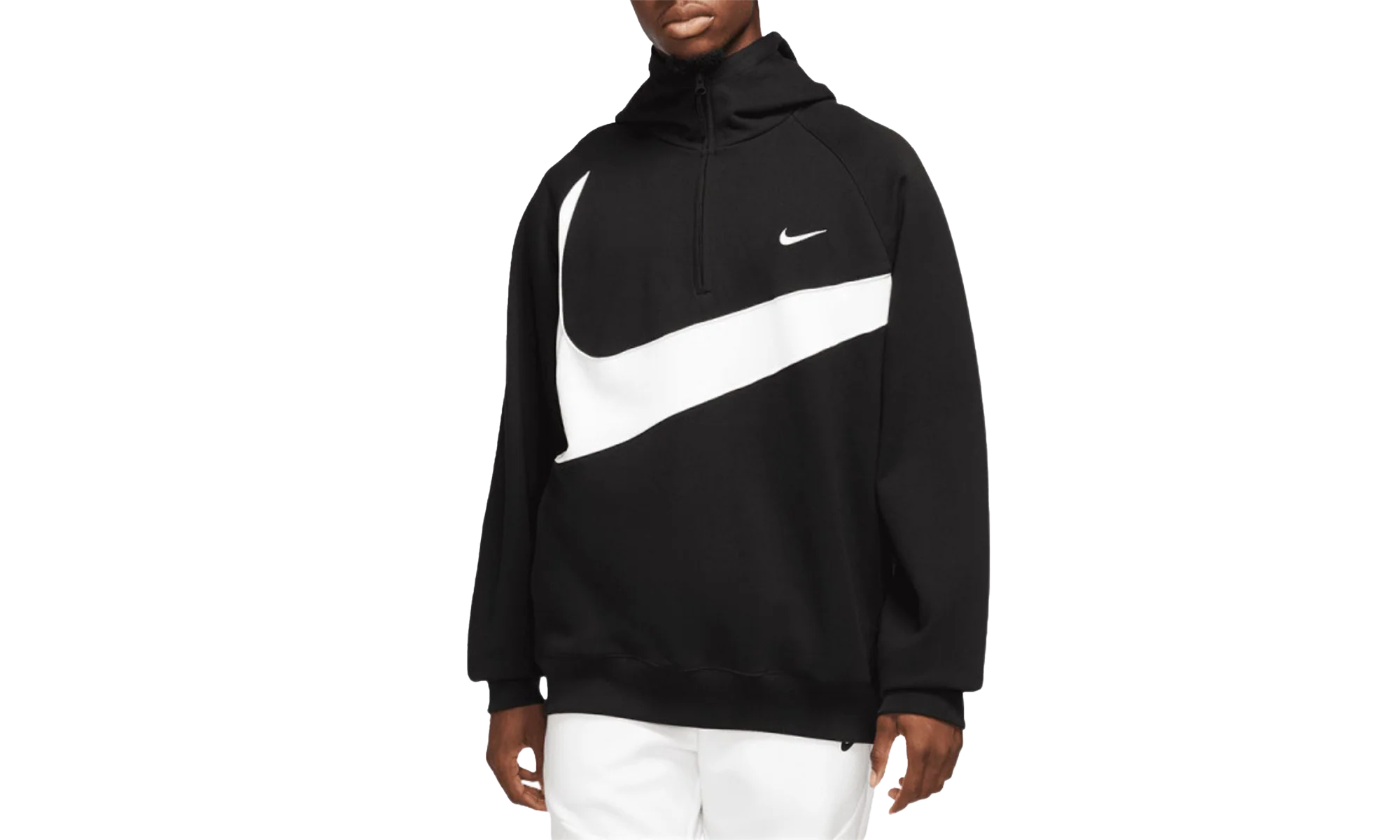 Swoosh 1/2-zip Fleece Hoodie Mens Style 