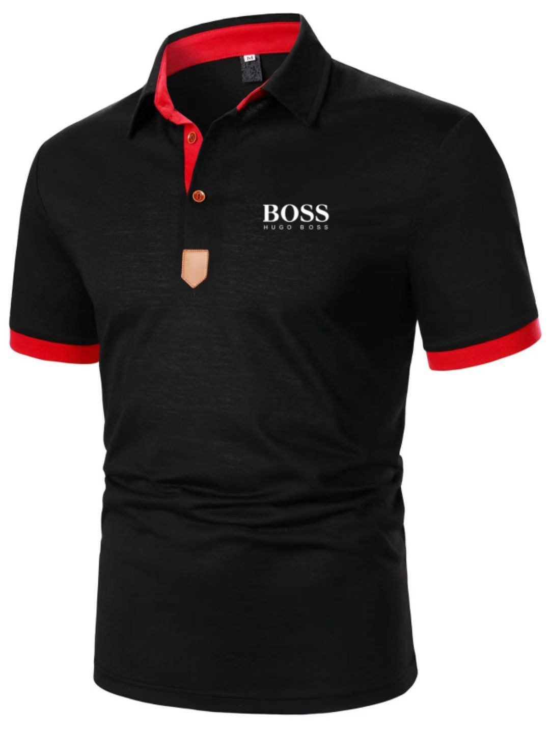 Men's casual short-sleeved polo shirt