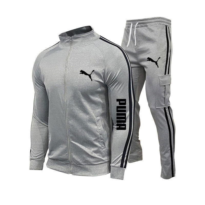 PUMA® 2025 Nowość: Kurtka i spodnie męskie (zestaw dwuczęściowy)