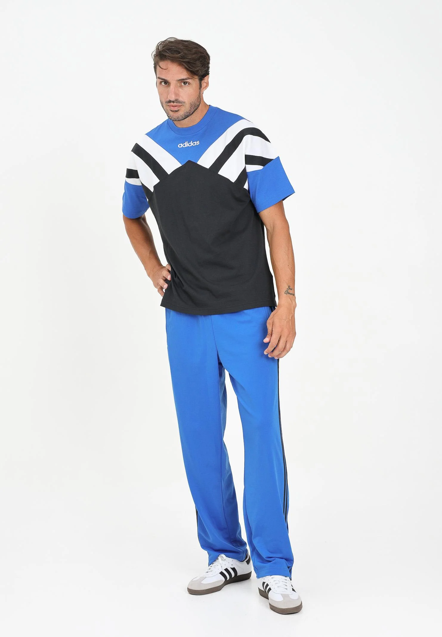ADIDAS ORIGINALS Men's Adicolor Classics Firebird Track Pants in Blue