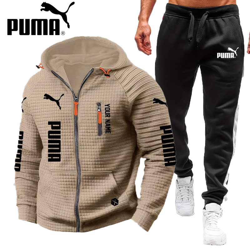 PUMA2025 nowa kurtka zimowa + spodnie bawełniane, wygodne i ciepłe
