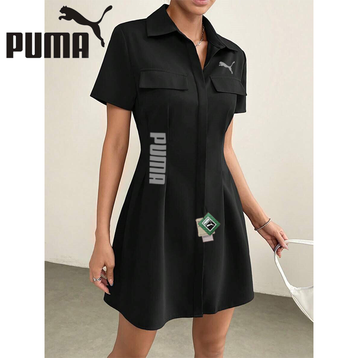 Nowa sukienka koszulowa z klapami PUMA2025