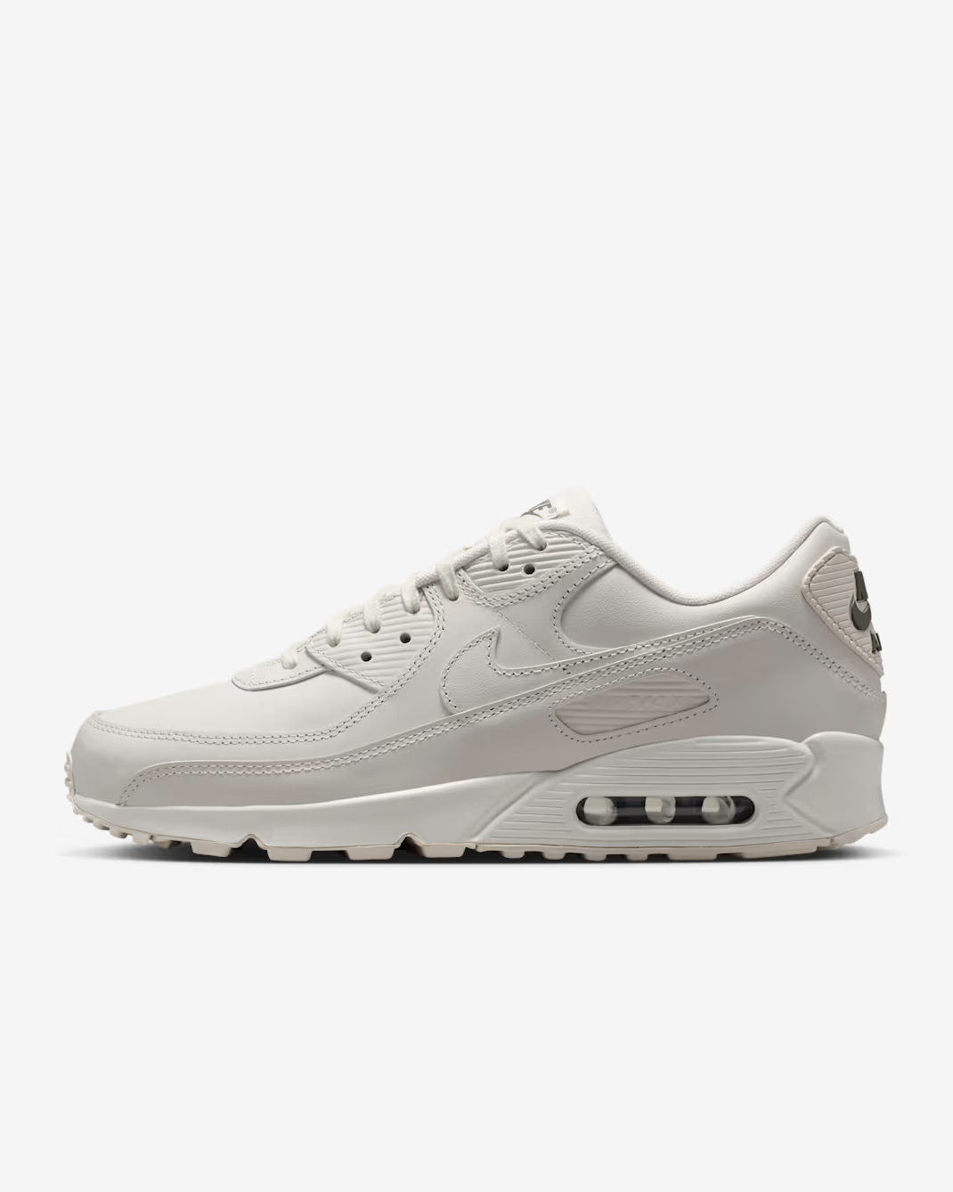 Unisex White Red Sneakers - Nike Air Max 90