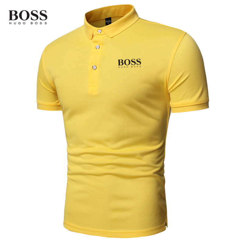 Button Stand Collar Short Sleeve Polo