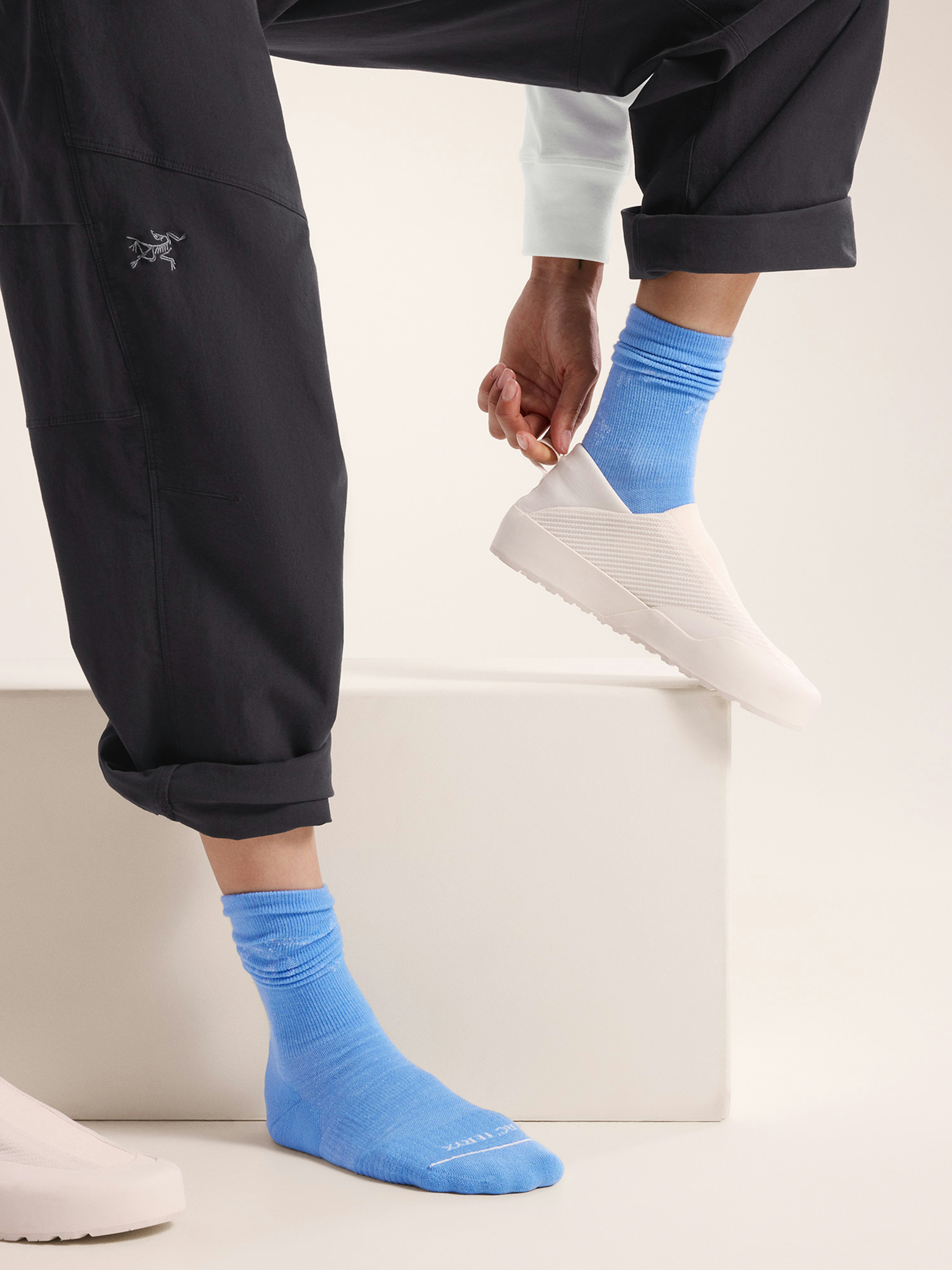 Merino Wool Mid Bird Sock