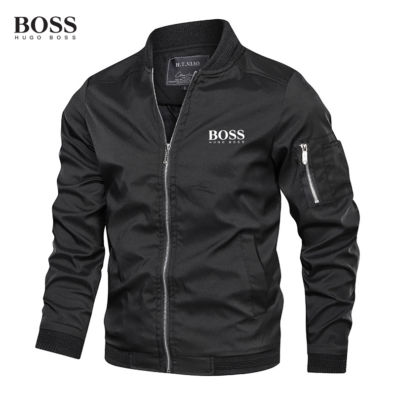 Men's Baseball Collar Casual Jacket