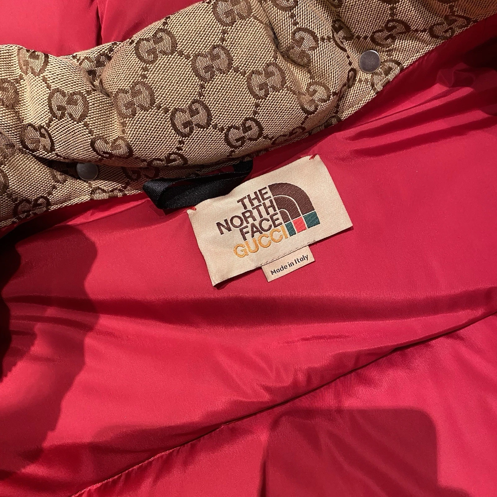 Gucci x The North Face Padded Jacket Beige/Ebony