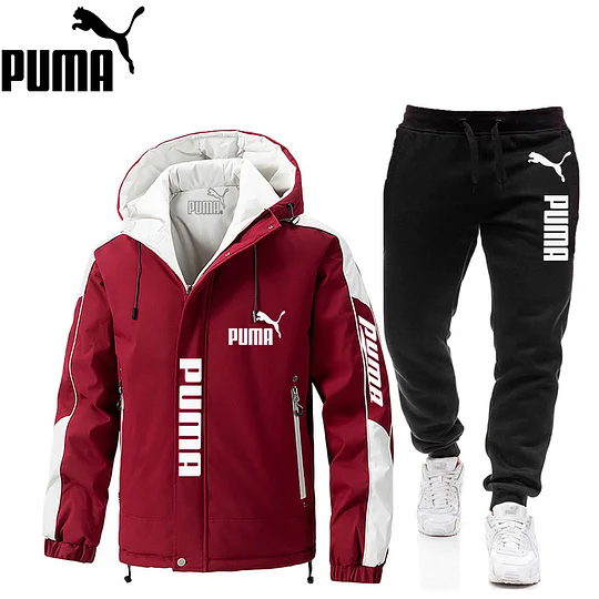 PUMA - Dwuczęściowa kurtka i spodnie męskie Oferta ograniczona czasowo: Kup jeden, a drugi dostaniesz gratis!!!