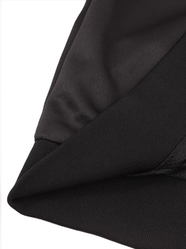 Technical jersey half zip jacket