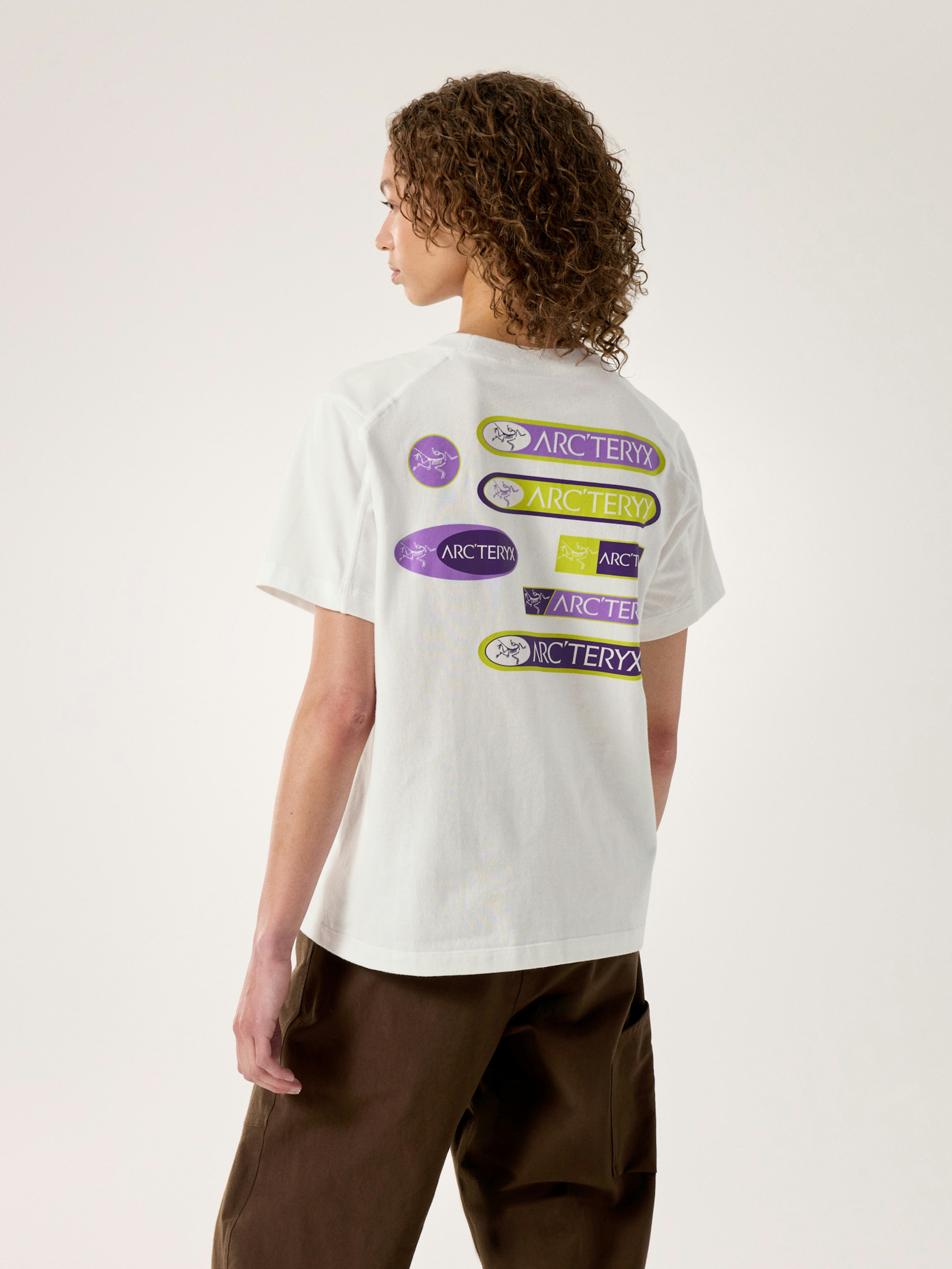 Kragg Cotton Sticker Crew Shirt SS Women's