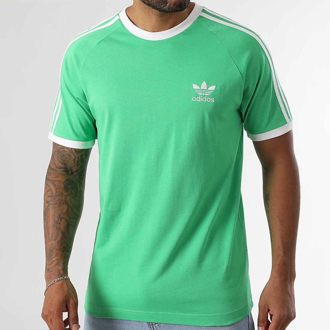 Adidas Originals Tee Shirt A Bandes 3 Stripes