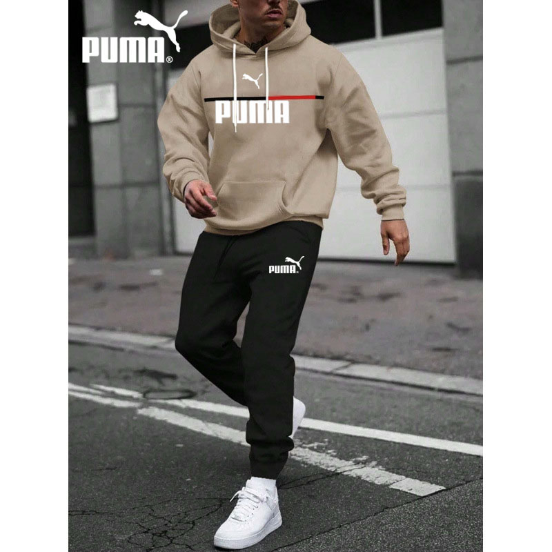 PUMA2025 nowa kurtka zimowa + spodnie bawełniane, wygodne i ciepłe