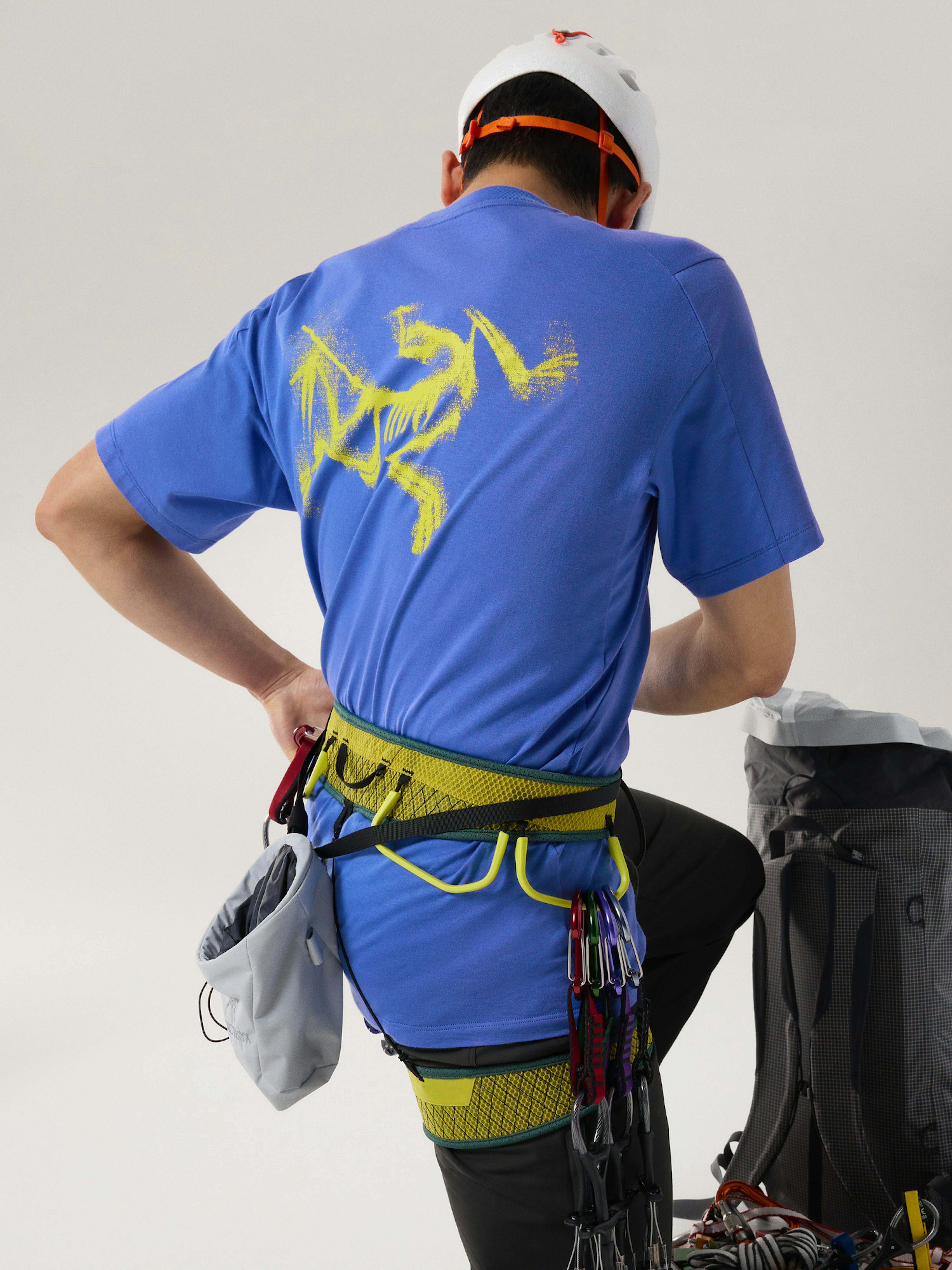 Kragg SL Cotton Blurred Bird Shirt SS Men's