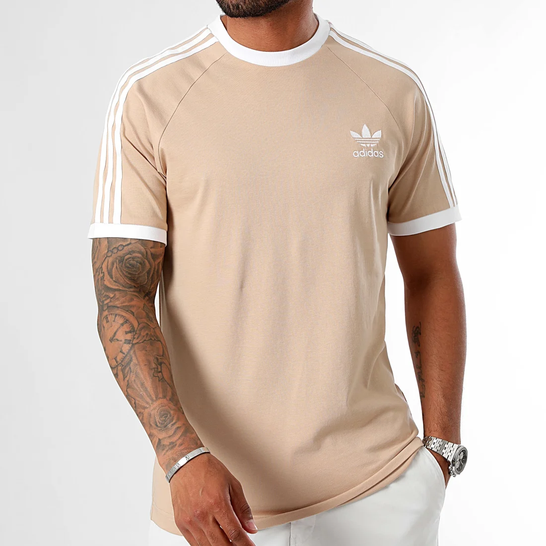 Adidas Originals Tee Shirt A Bandes 3 Stripes
