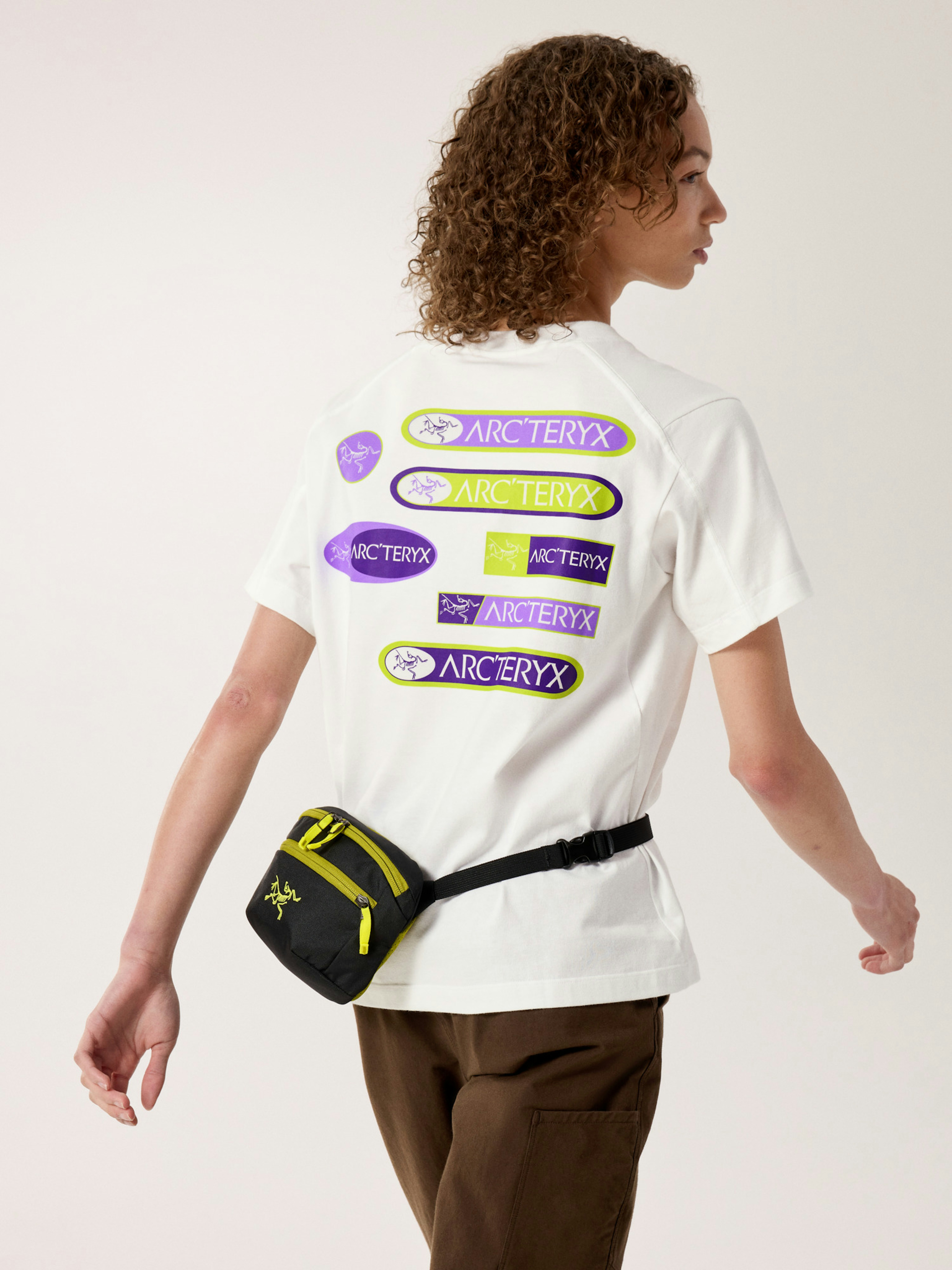 Kragg Cotton Sticker Crew Shirt SS Women's