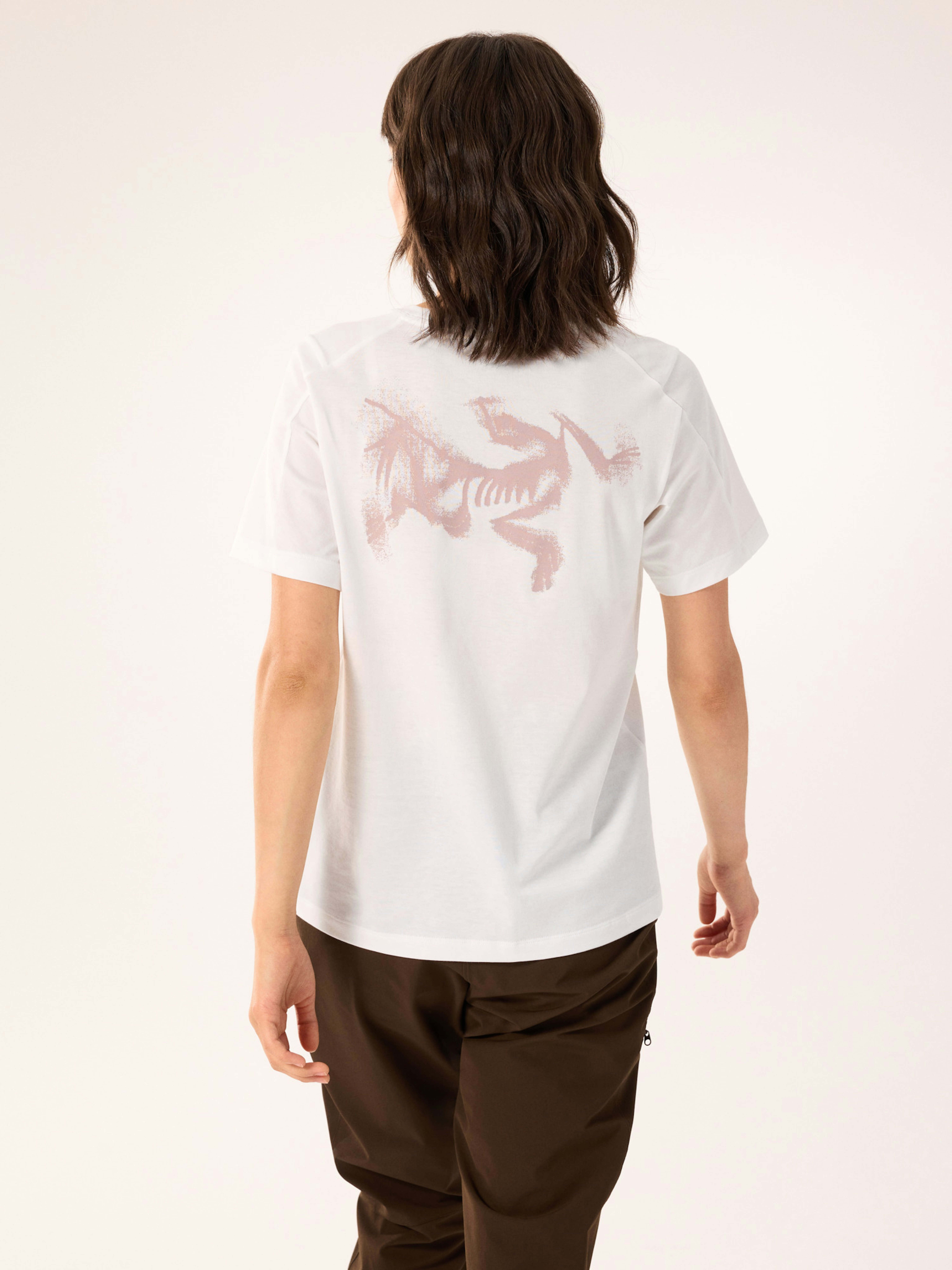 Kragg SL Cotton Blurred Bird Crew Shirt SS Women's