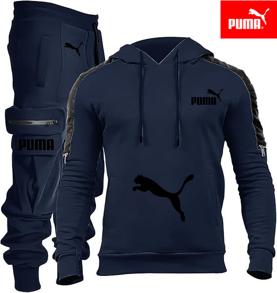 PUMA - Nowe bluzy z kapturem i spodnie slim fit dla mężczyzn