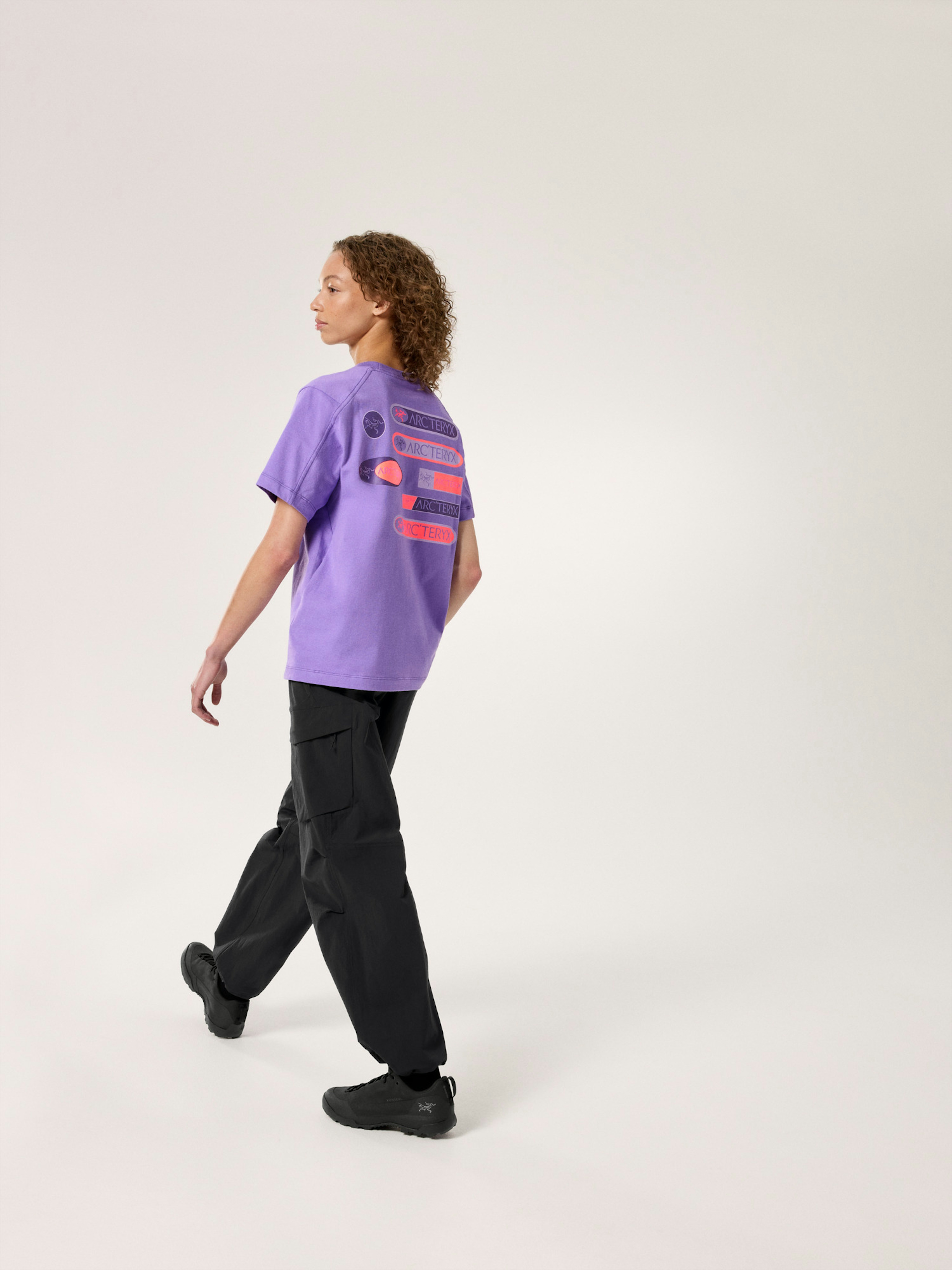 Kragg Cotton Sticker Crew Shirt SS Women's