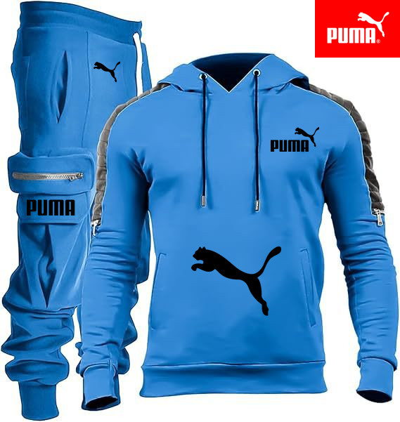 PUMA - Nowe bluzy z kapturem i spodnie slim fit dla mężczyzn