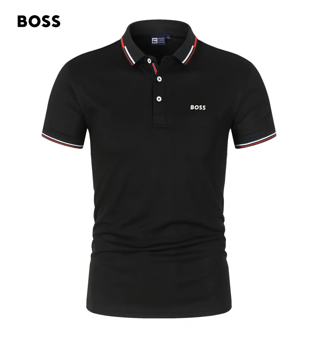 Men's plus size polo shirt