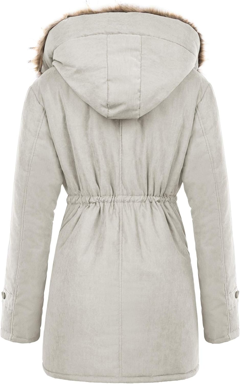 Winter Wool Women's Parka Jacket