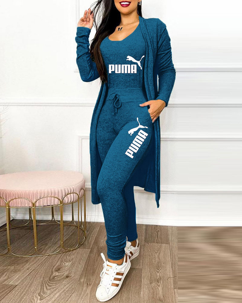 2025 Jarná a jesenná módna novinka dámska 3-dielna súprava ( Bunda + Vesta + Nohavice)