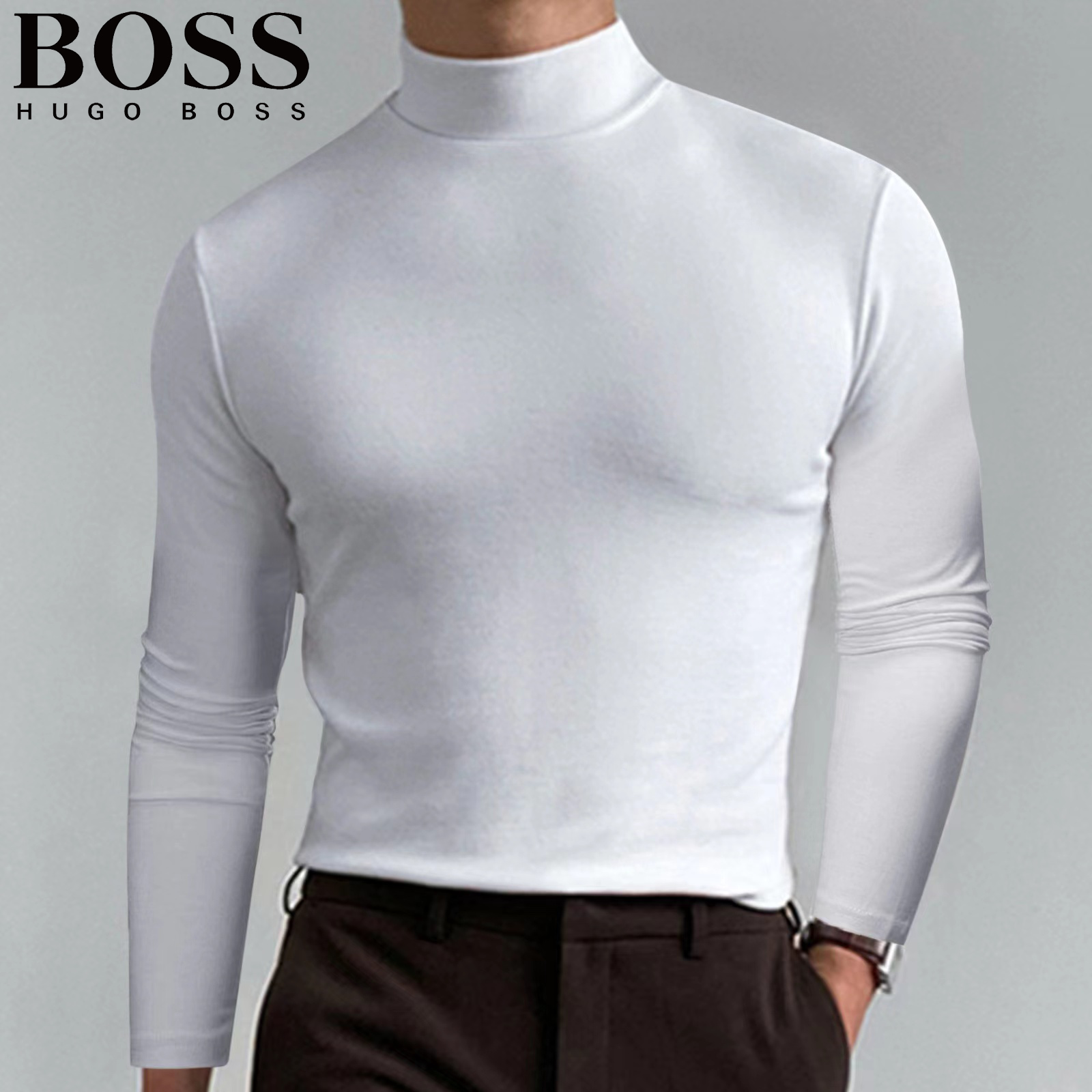 Men's Casual Round Neck Thermal Top
