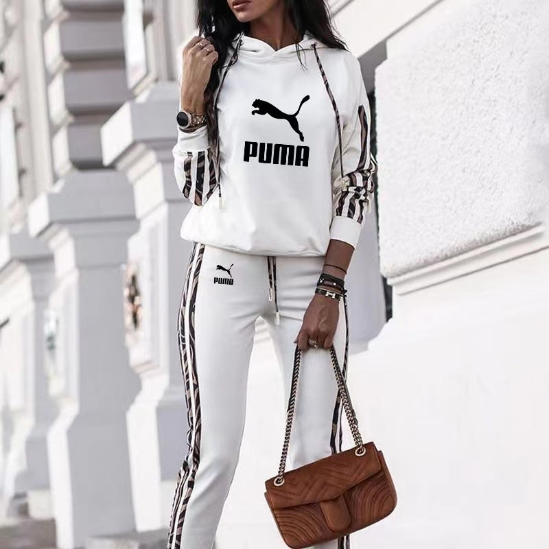 2023 jesienno-zimowy nowy modny garnitur casual (dwuczęściowy zestaw bluza + spodnie)