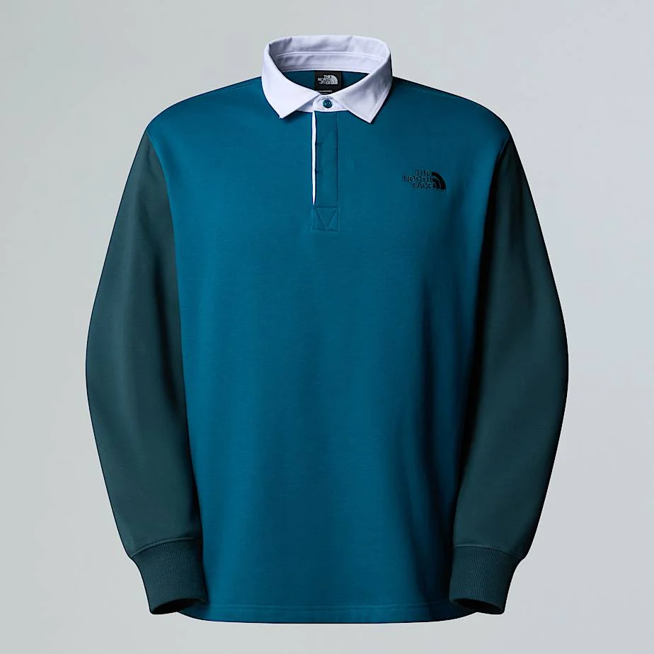 Men's Colourblock Relaxed Rugby Shirt