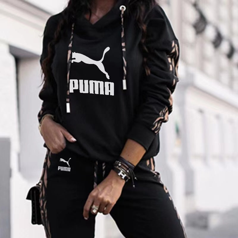 2023 jesienno-zimowy nowy modny garnitur casual (dwuczęściowy zestaw bluza + spodnie)