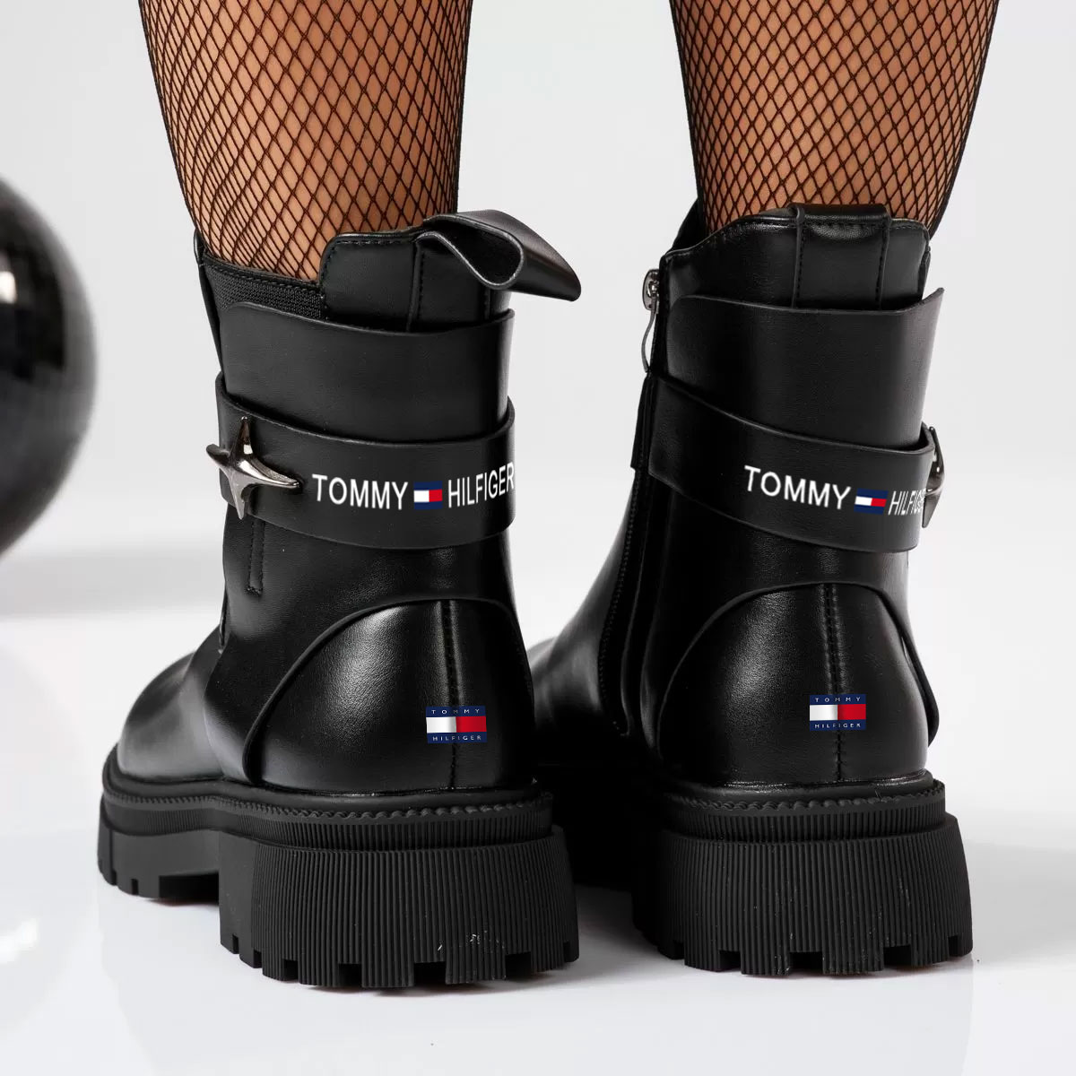 2023 Zimowe wodoodporne buty damskie ze skóry i aksamitu