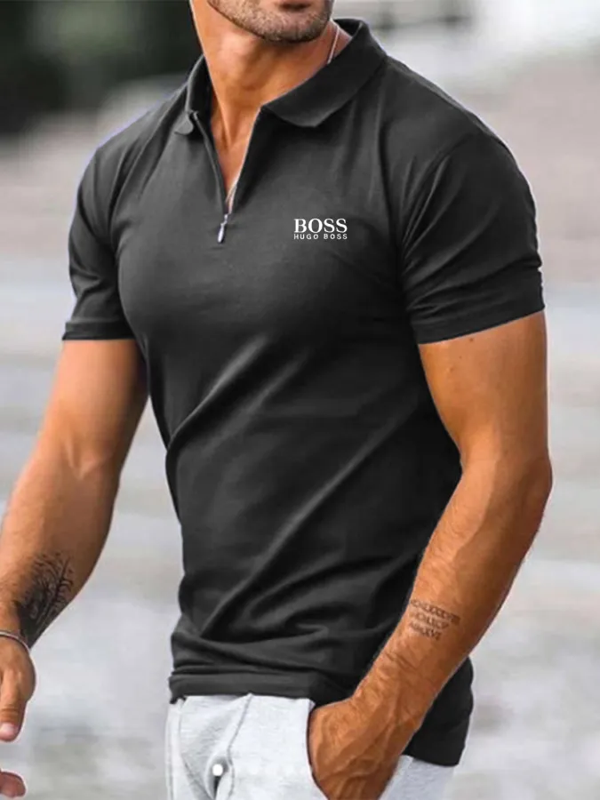 Men's Fashion Casual Short Sleeve POLO Shirt