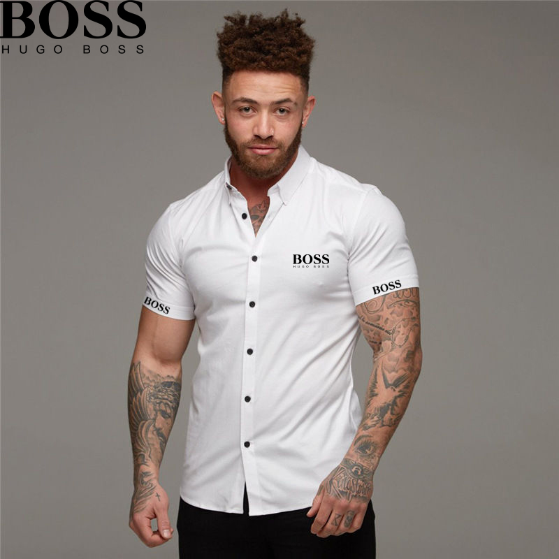 Men's Solid Color Fashion Lapel Shirt